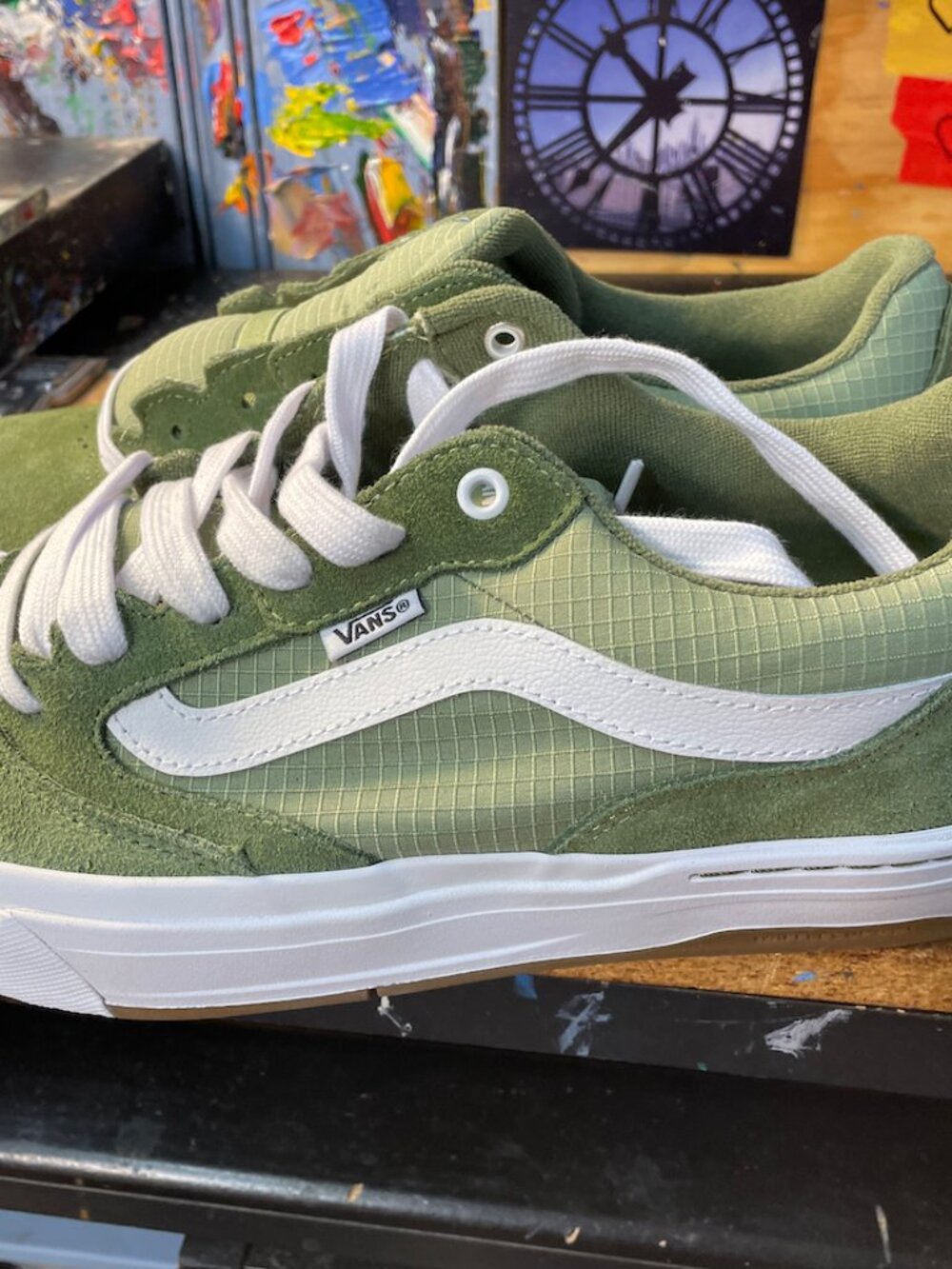 Vans BMX Wafflecup Proof Olive White US 11.5 Men New Rare Sneakers VN000DCGY33